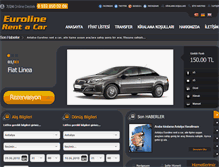 Tablet Screenshot of eurolinerentacar.com